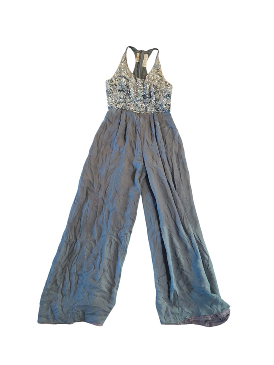 Neil Bieff Vintage Sequined Wide-Leg Jumpsuit Size Small